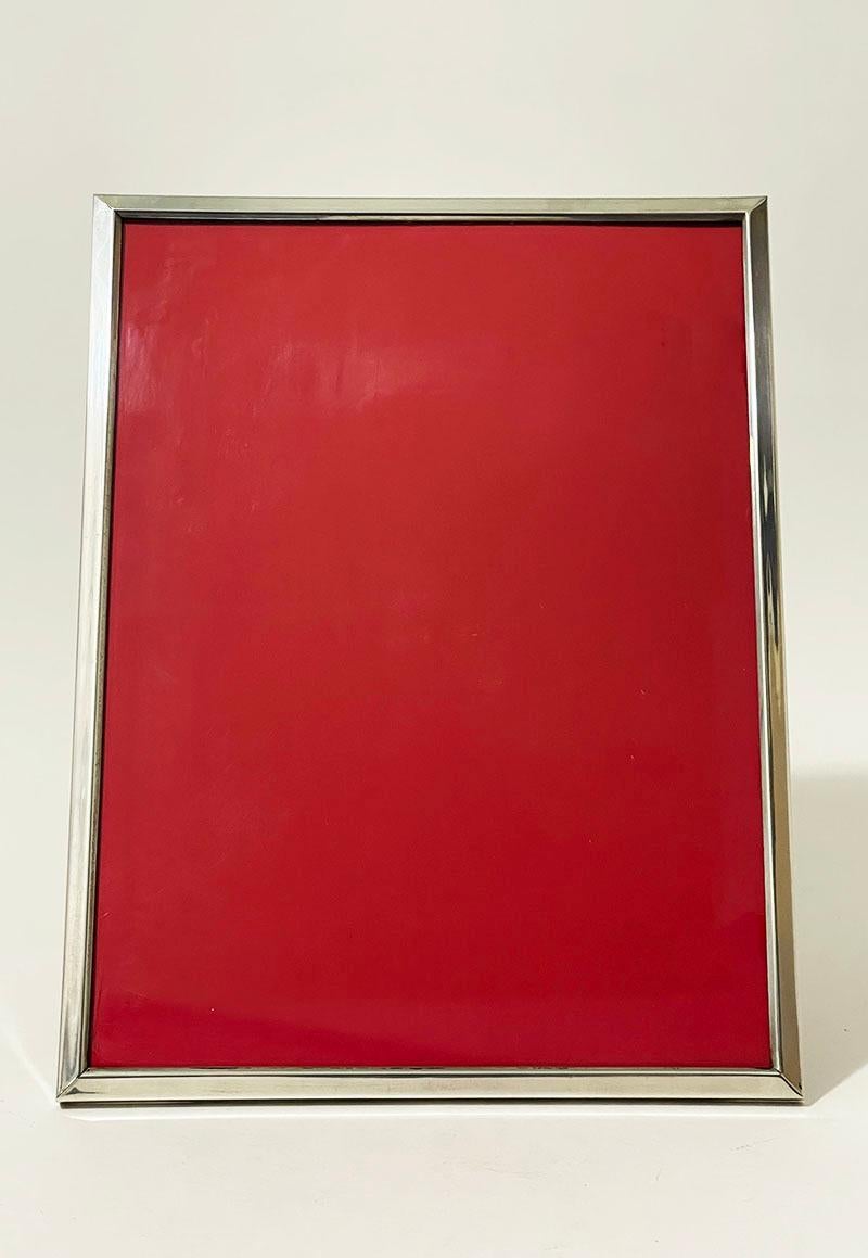 Argento Portafoto olandese in argento 18 cm x 24 cm, Fa. Hooijkaas, Schoonhoven, 2002 in vendita
