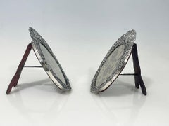 Dutch silver photo frames by Gebr. Niekerk, B. Dijkstra, Groningen, 1915