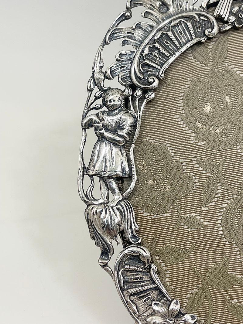 Marcos de fotos holandeses de plata de Gebr. Niekerk, B. Dijkstra, Groninga, 1915 Silver en venta