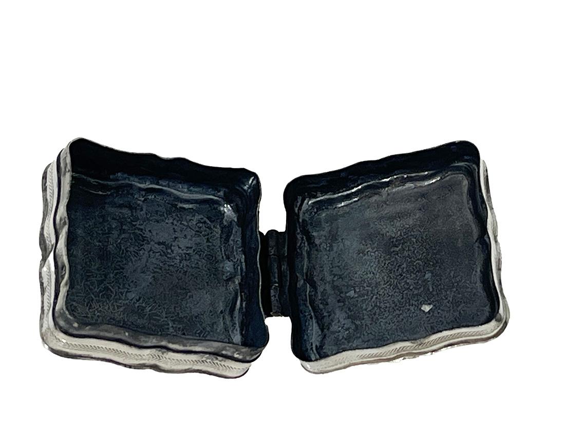 XIX secolo Portapillole olandese in argento, 1869 in vendita