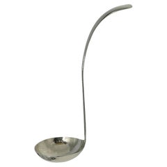 Dutch silver serving gravy spoon by van Kempen & Zonen, Voorschoten 1881