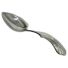 Antique Dutch Silver Serving Spoon by Gerrit Herfst, 1874