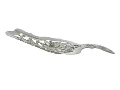 Dutch silver serving spoon by Lang & Koops, Rotterdam 1848