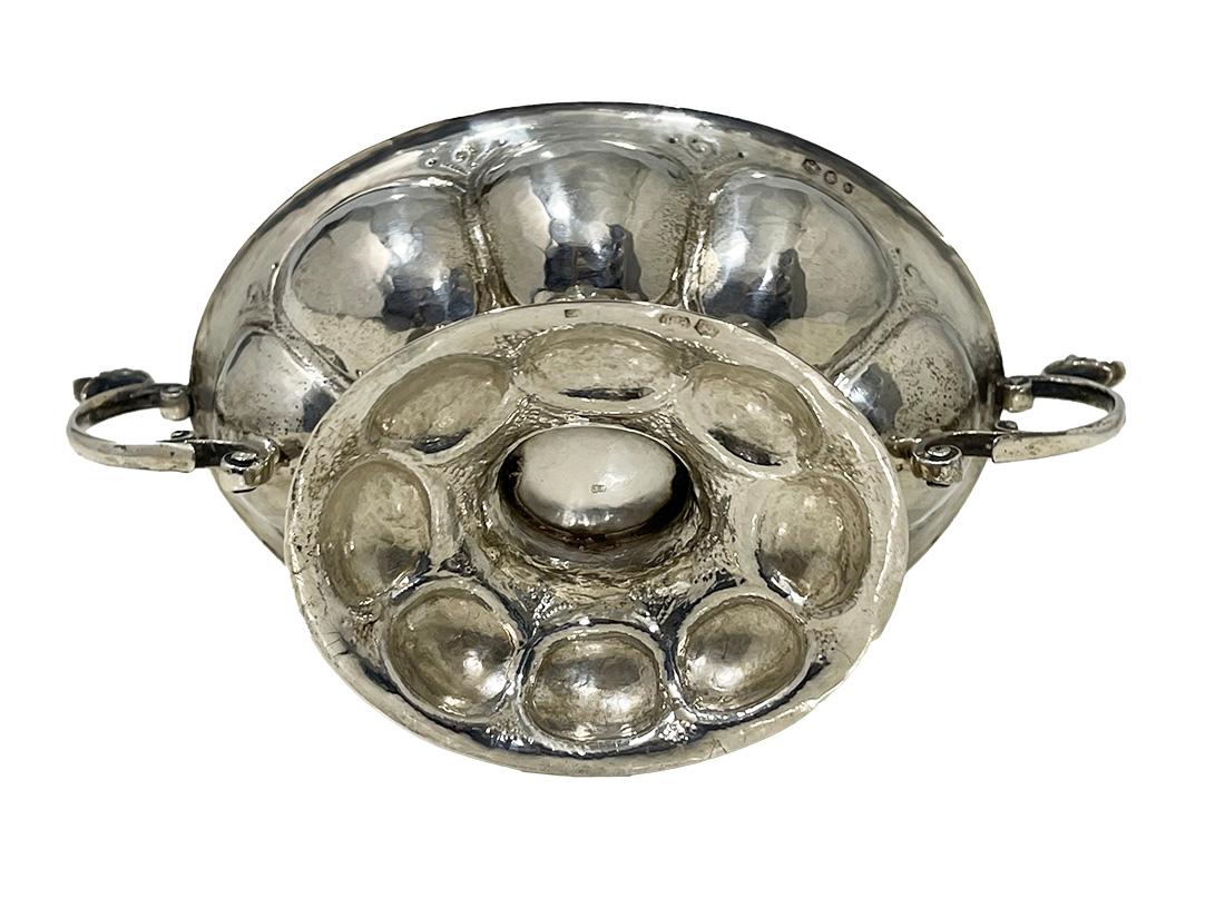 Cuenco pequeño de plata holandesa de Heerens, Schoonoven, 1956 en Bueno estado para la venta en Delft, NL
