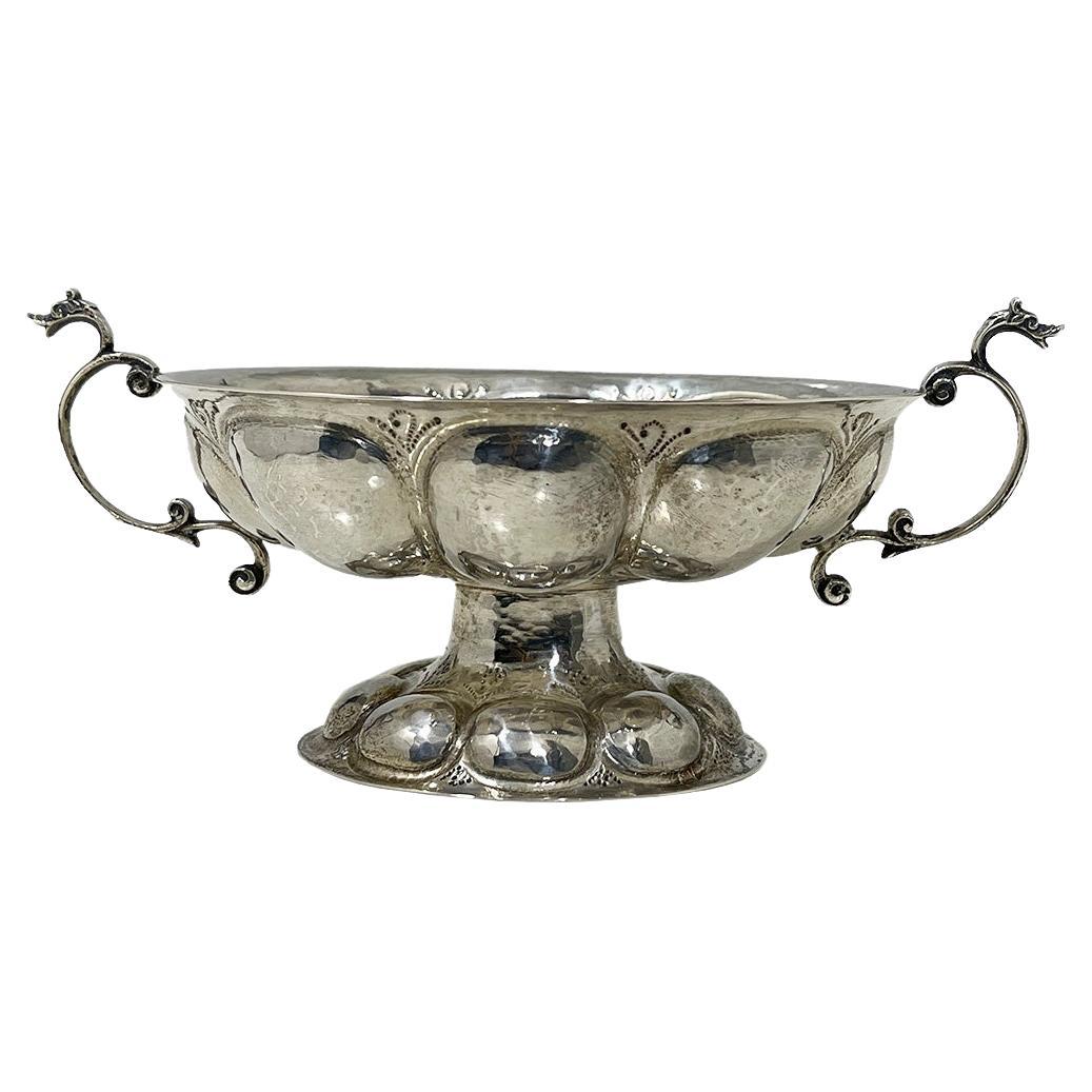 Cuenco pequeño de plata holandesa de Heerens, Schoonoven, 1956