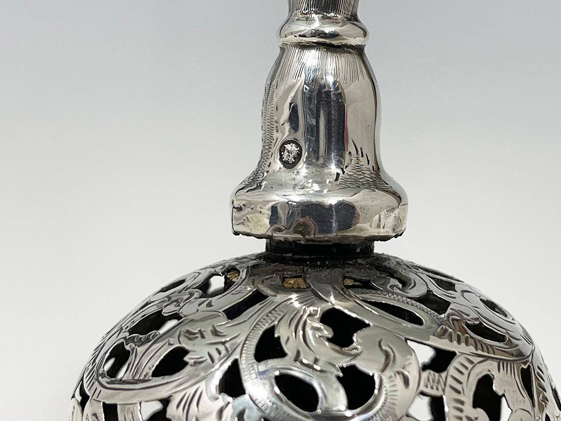 Niederländische Tischglocke aus Silber von Johannes Antonius Melis s'-Hertogenbosch, 1860 im Angebot 3