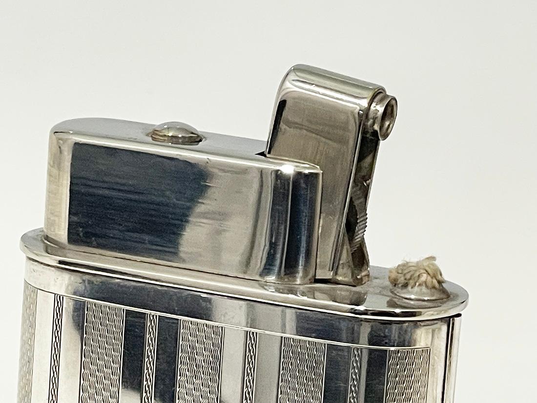 Dutch silver table lighter, 1949 In Good Condition For Sale In Delft, NL