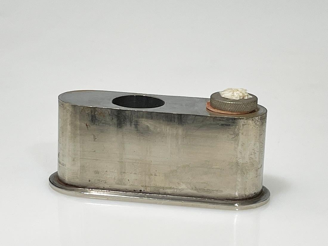 20th Century Dutch silver table lighter, 1949 For Sale