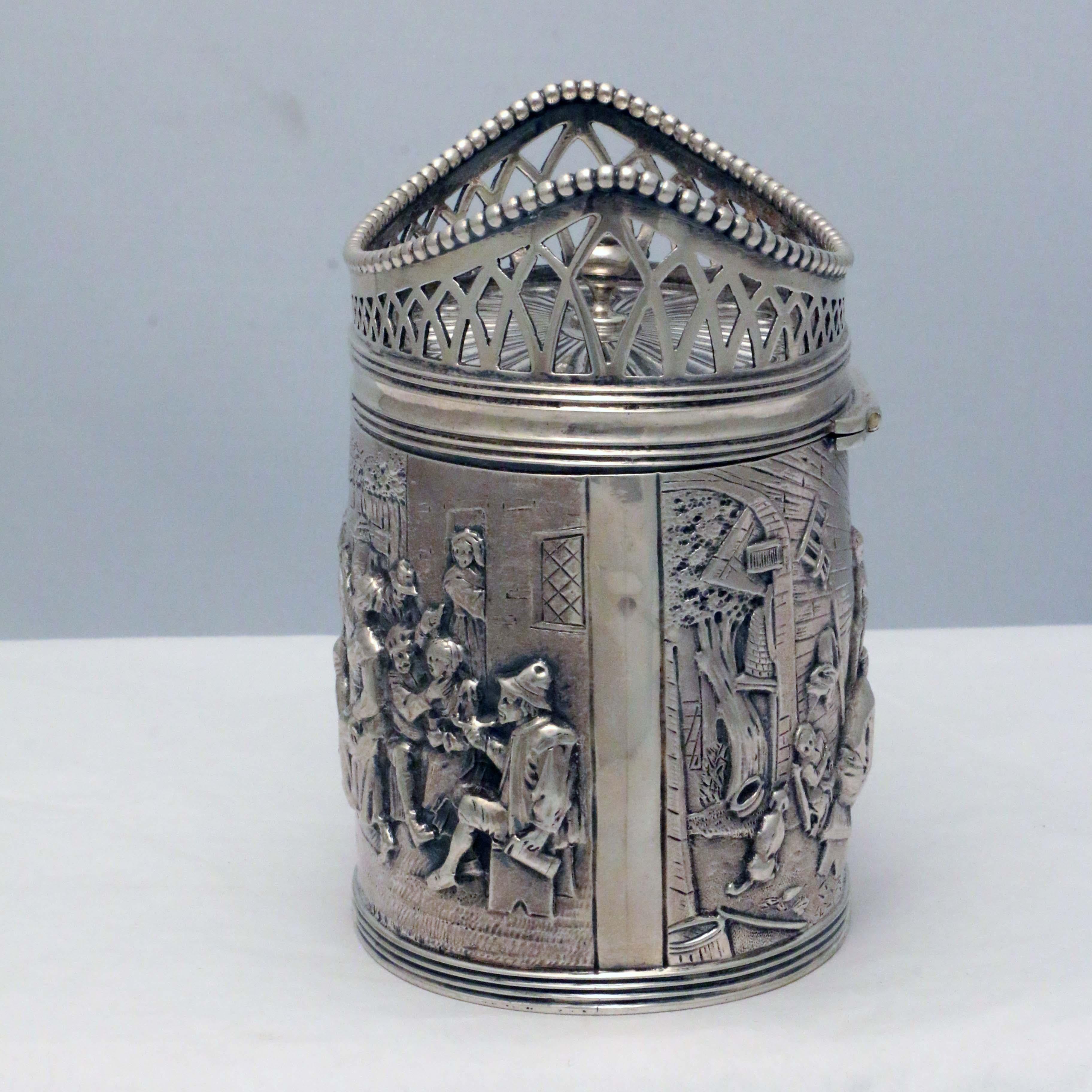 teniers tin box