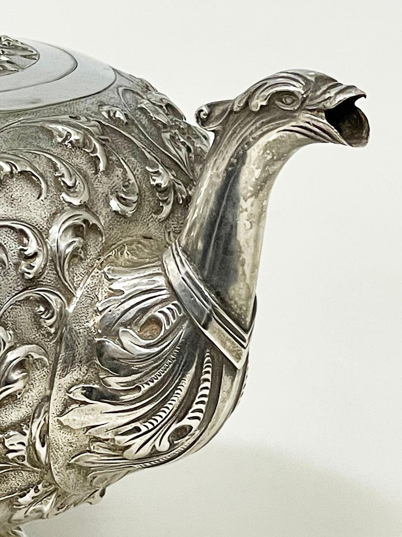 Niederländisches Silber Teeservice, 1899-1909 im Angebot 6