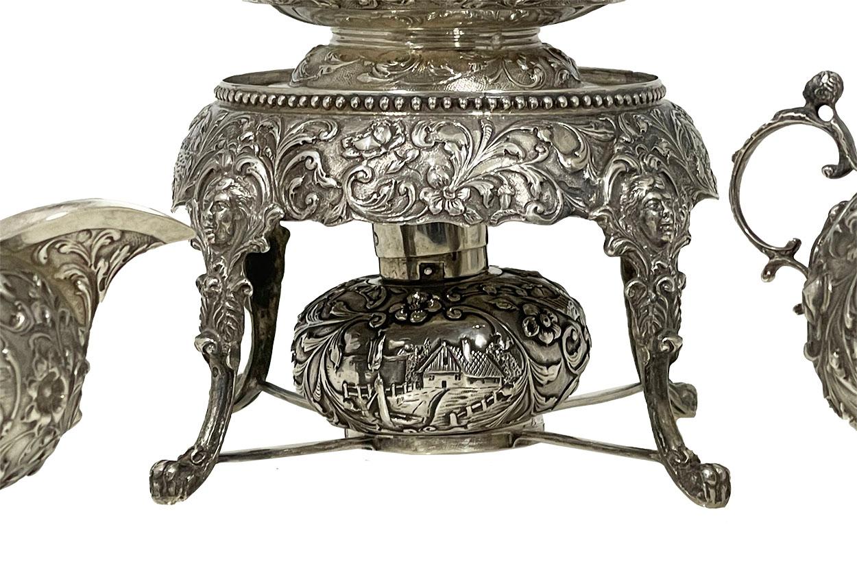 Niederländisches Silber Teeservice, 1899-1909 (20. Jahrhundert) im Angebot
