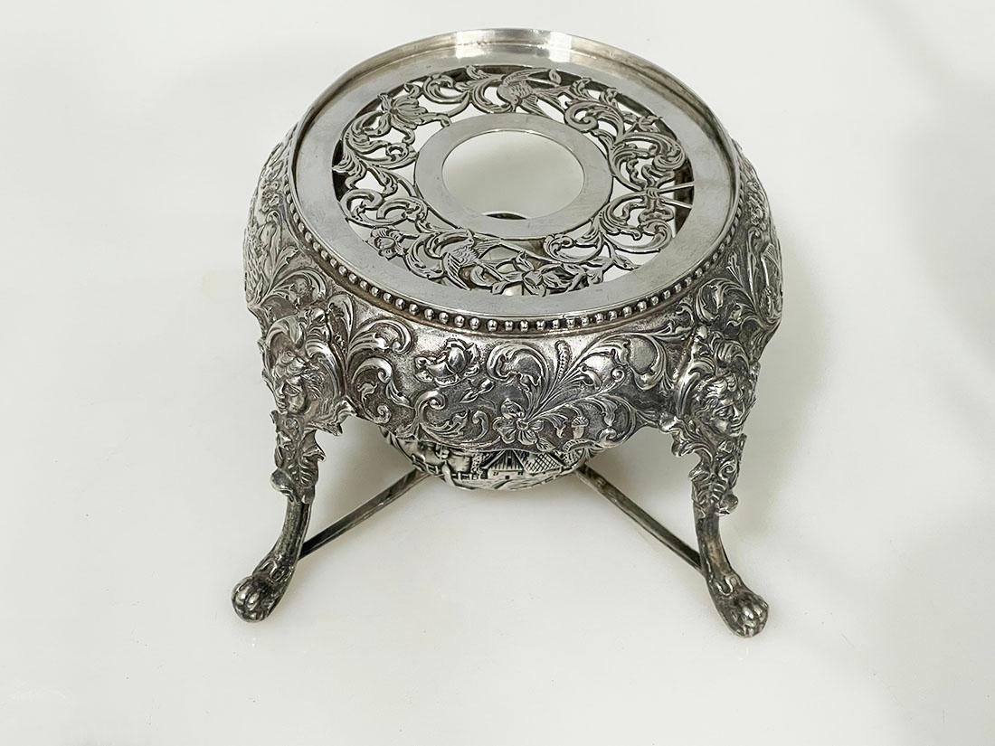 Niederländisches Silber Teeservice, 1899-1909 im Angebot 3