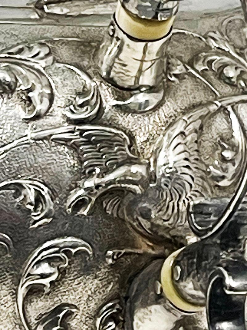 Niederländisches Silber Teeservice, 1899-1909 im Angebot 4