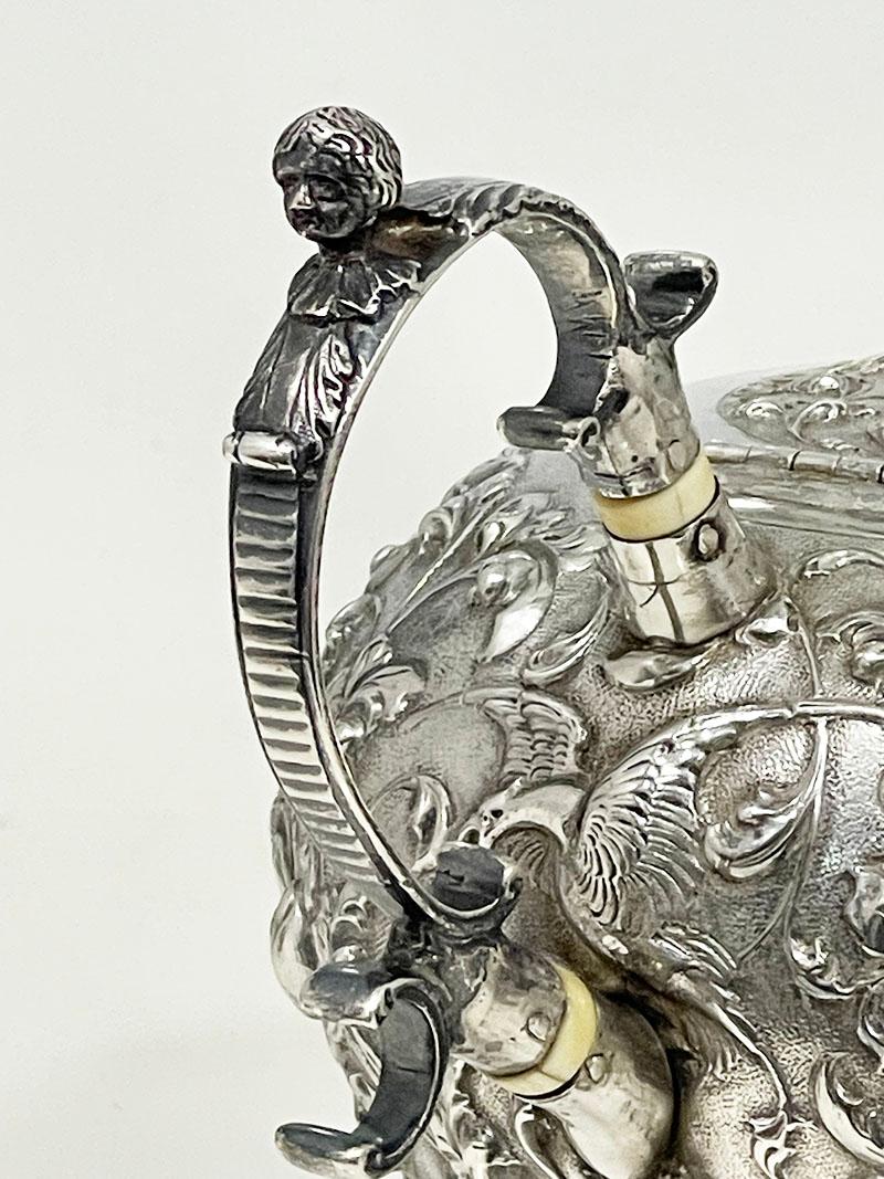 Niederländisches Silber Teeservice, 1899-1909 im Angebot 5