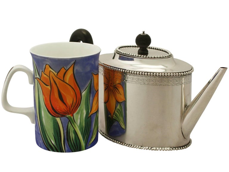 Dutch Silver Teapot, Antique, 1801 For Sale at 1stdibs