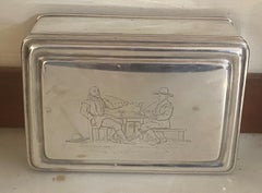 Dutch Silver Tobacco Box of Large Size, Late 19th Century