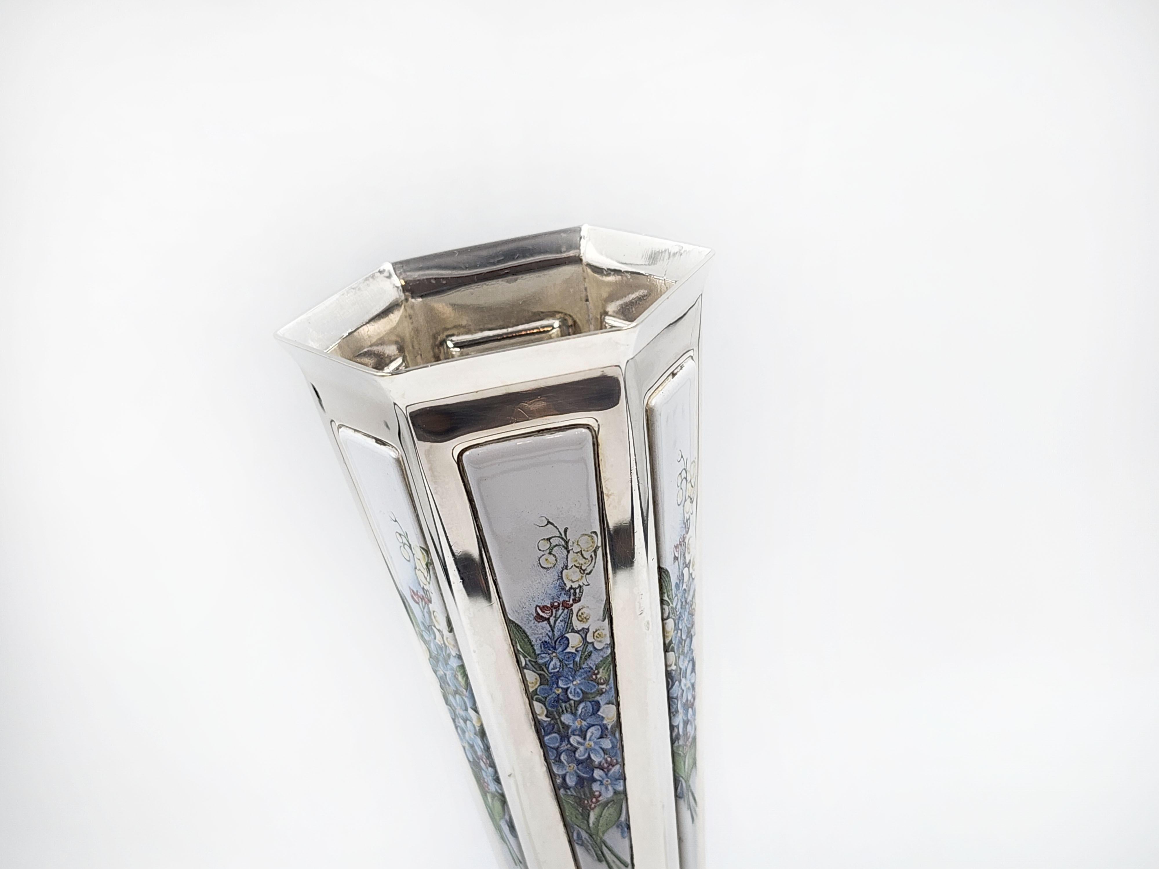 Belle Époque Vaso olandese in argento di Pako Rhenen in vendita