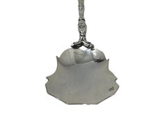 Cuchara azucarera holandesa de plata con ágata de Jacob van der Ree, 1856-1886
