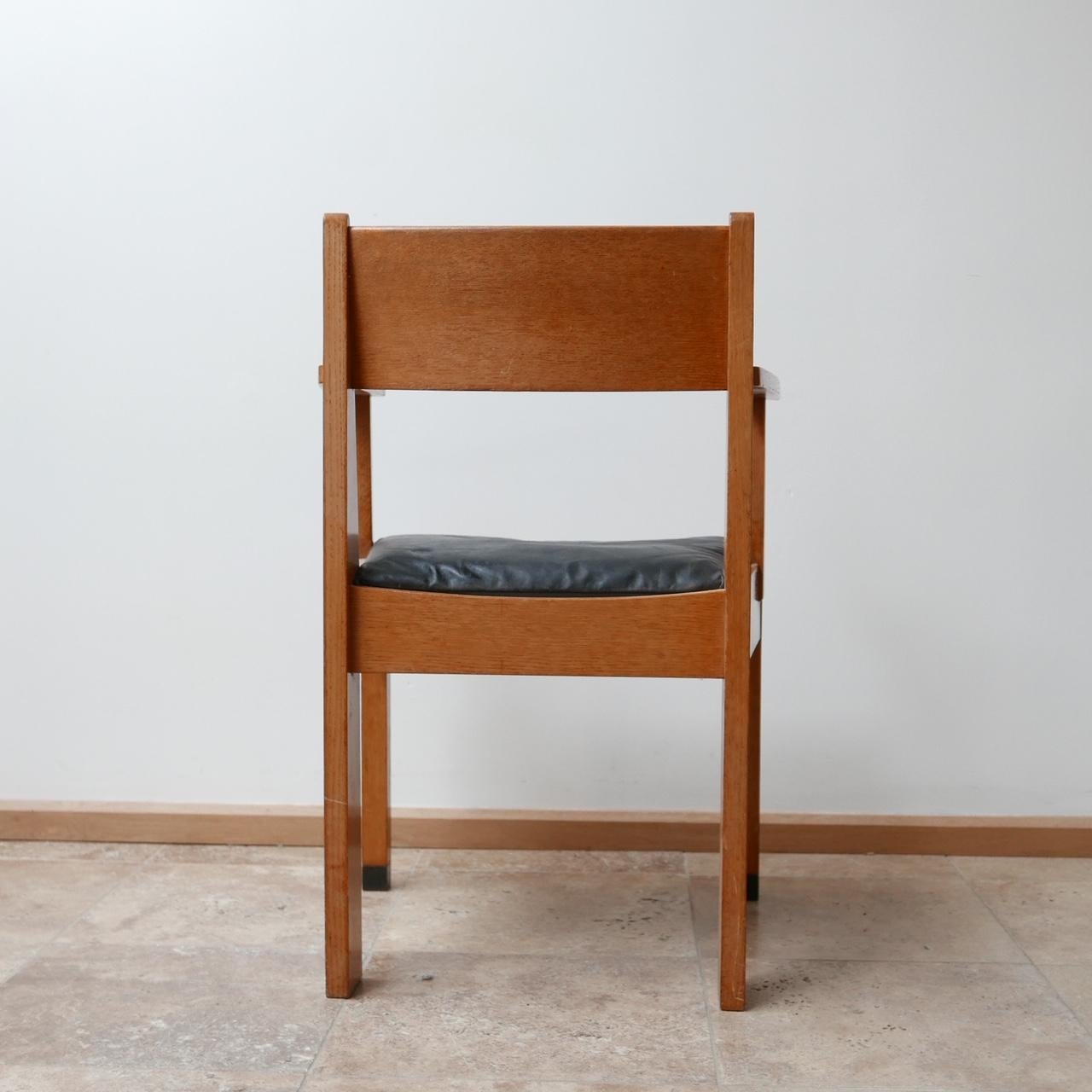 Wood Dutch Single Modernist Chair from 