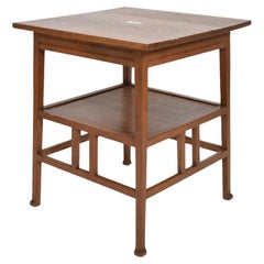 Table d'appoint carrée hollandaise en chêne, C.I.C.