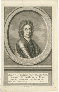 Dutch Statesmen and Military Leaders – Beverningk, Hop, and Van Coehoorn, c.1750
