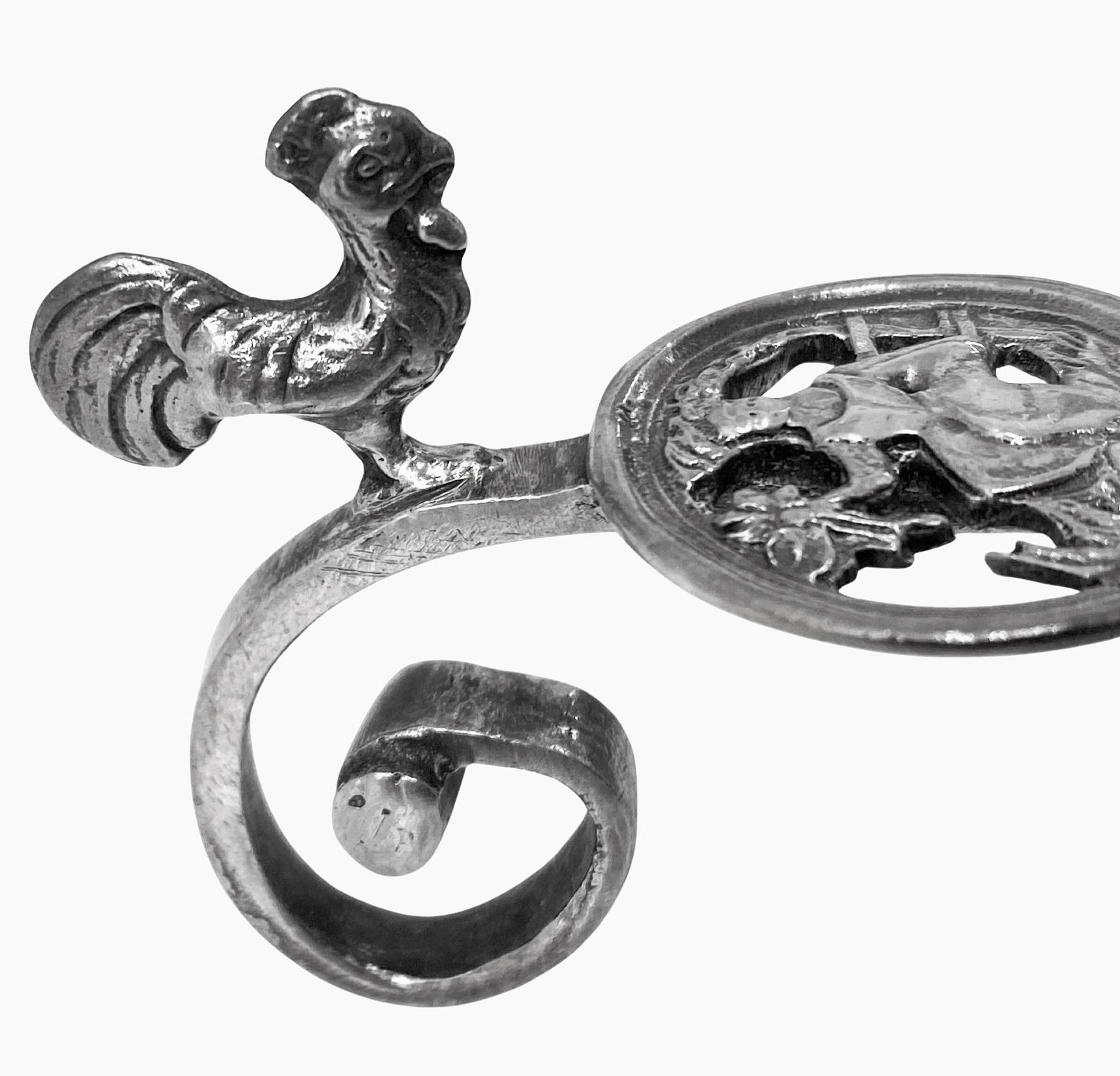 Cucchiaio da crema/scimmia/caddy olandese in argento sterling Importazione di Londra 1909 Arthur Graf In condizioni buone in vendita a Toronto, Ontario
