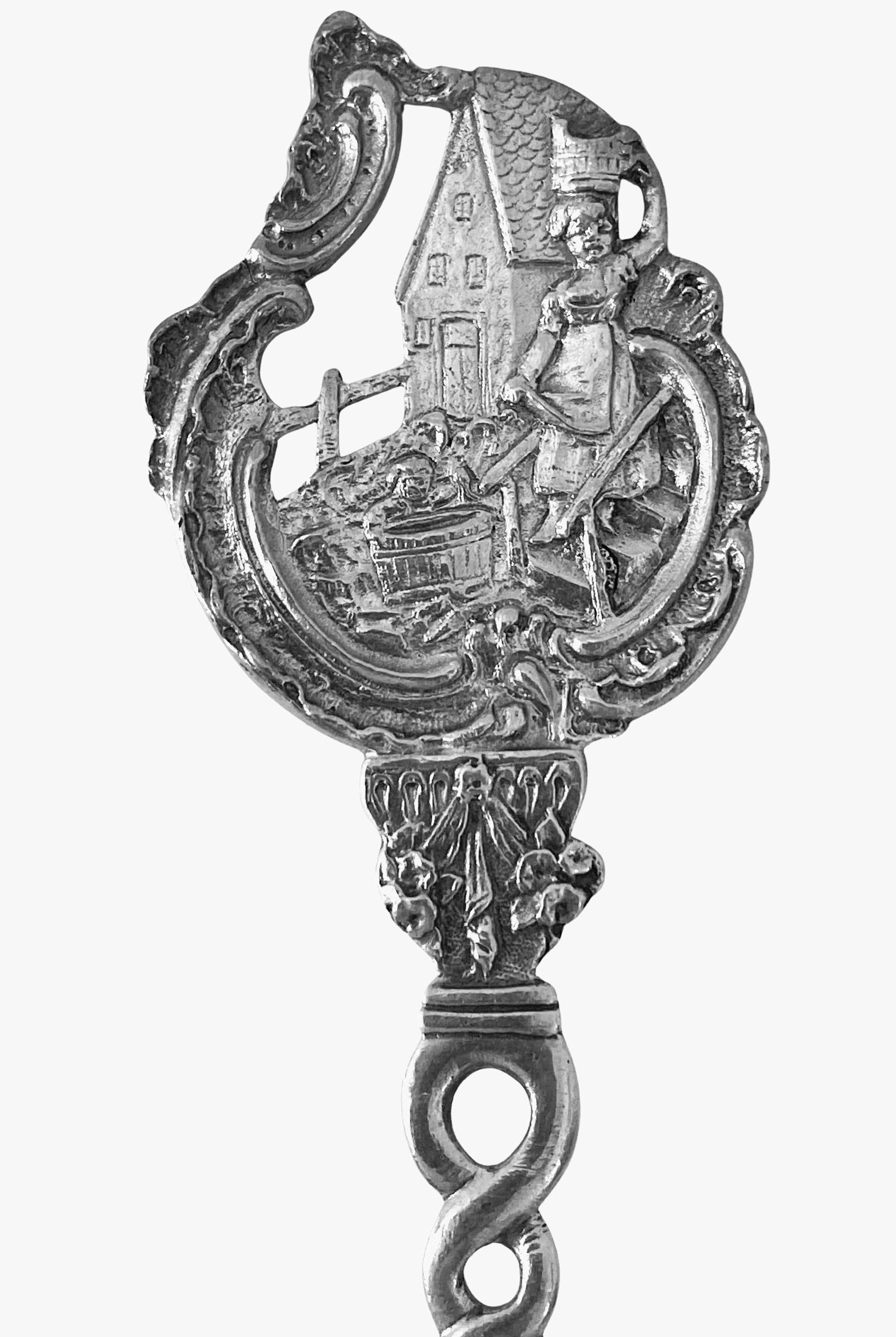 Olandese Cucchiaio olandese in argento Sterling Marchi di importazione di Londra 1897 John George Smith in vendita