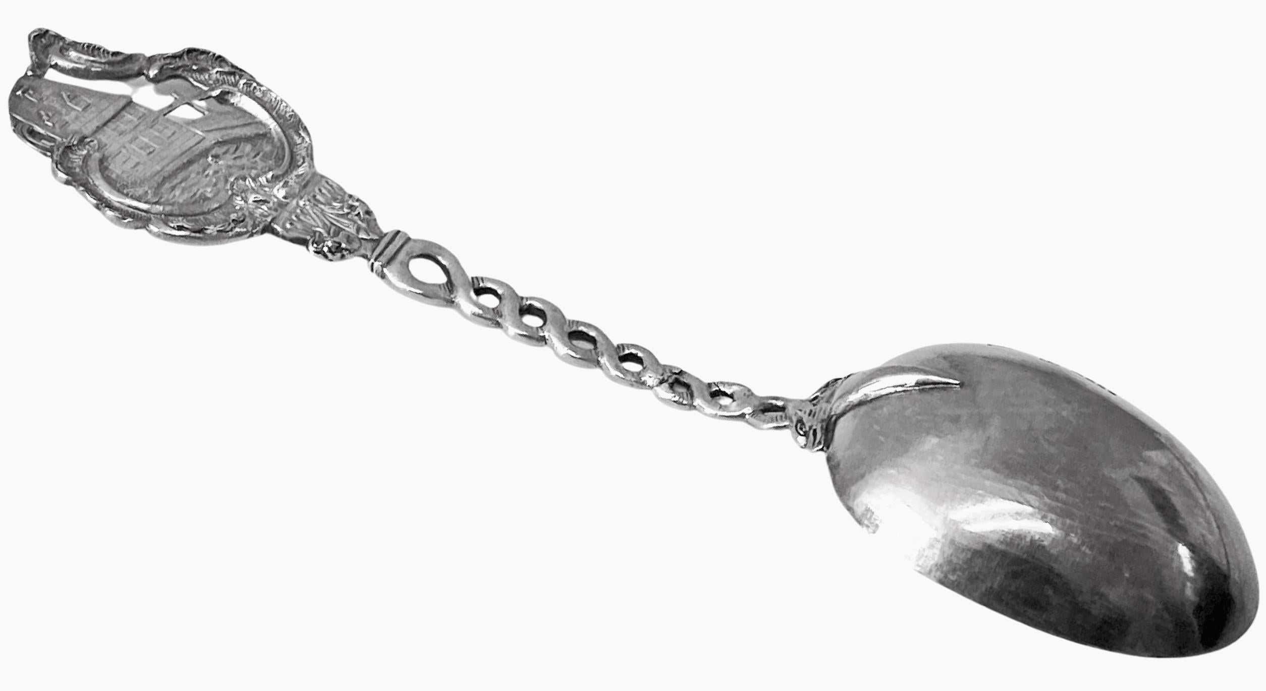 XIX secolo Cucchiaio olandese in argento Sterling Marchi di importazione di Londra 1897 John George Smith in vendita