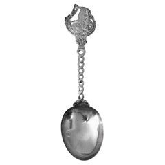 Antique Dutch Sterling Silver Spoon London import marks 1897 John George Smith