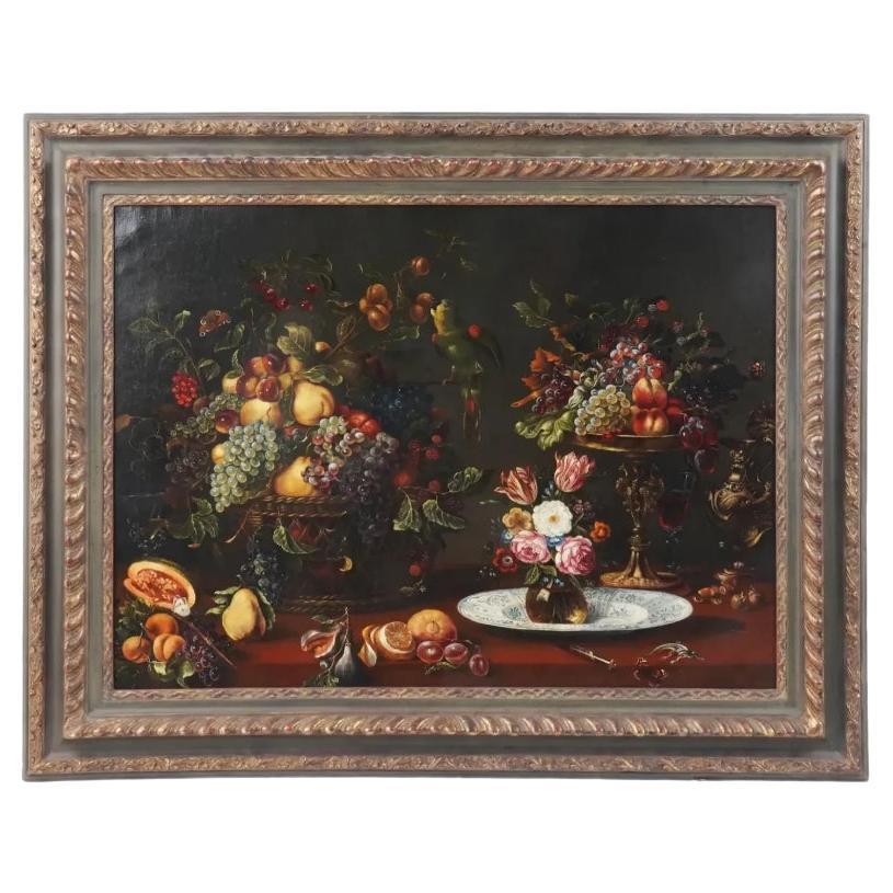 Dutch Still Life Oil Painting by Johan Ch Roedig