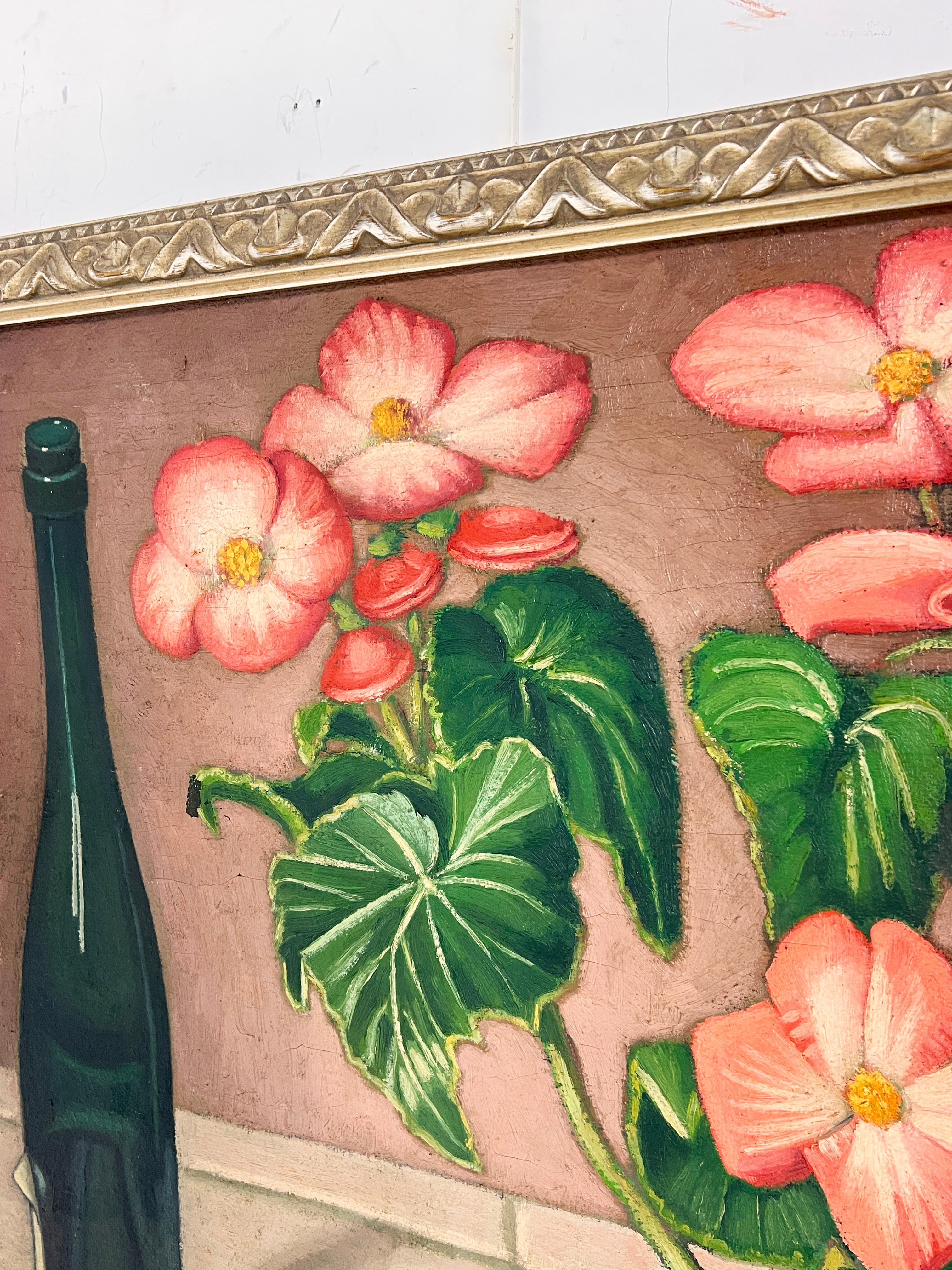 Milieu du XXe siècle Nature morte hollandaise peinte par Piet Bekker, vers les années 1940 en vente