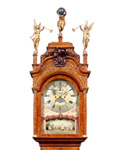 Holländische Uhr mit hohem Gehäuse aus Wurzelholz von Jonah Smith