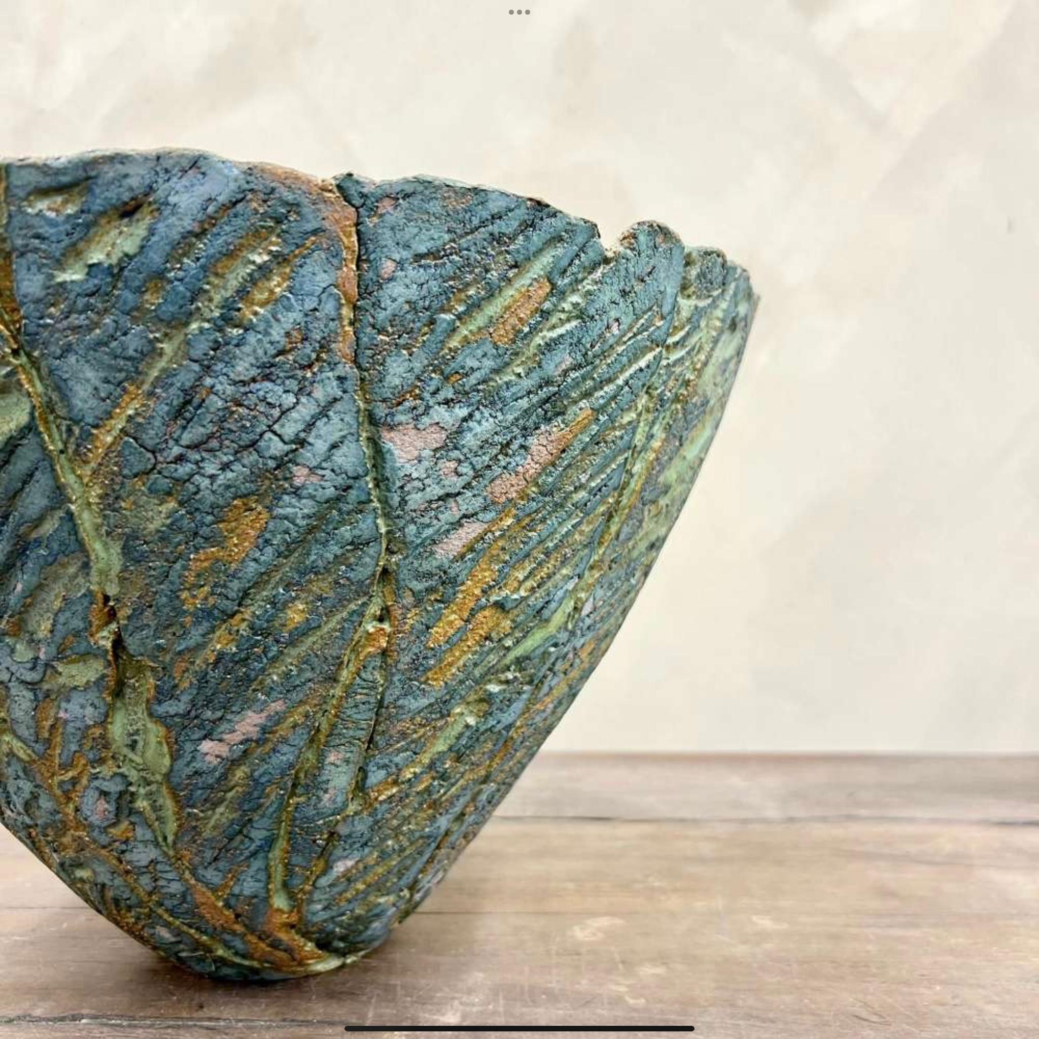 Olandese Scultura dipinta a mano dello Studio Pottery olandese in vendita