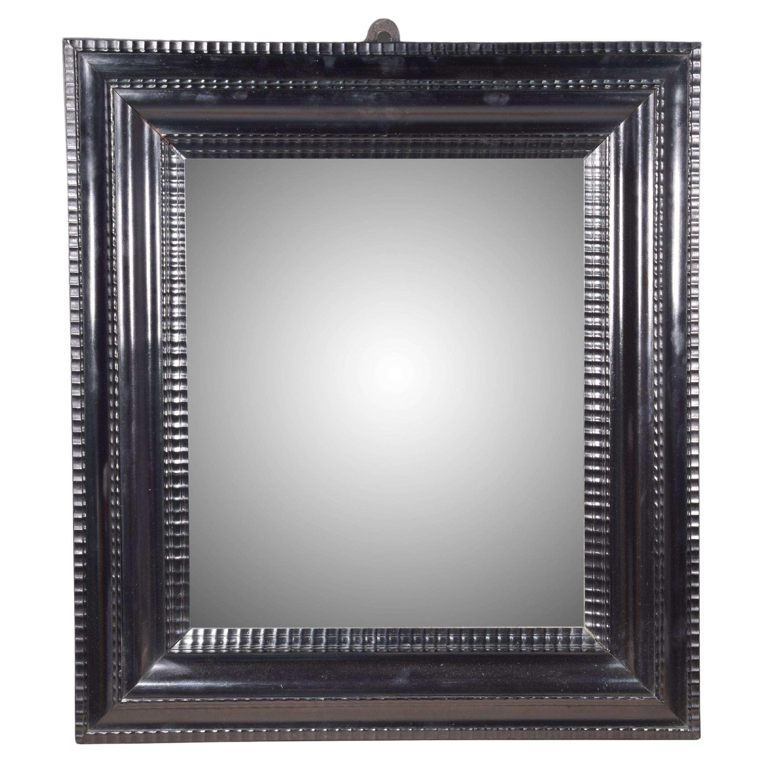 Dutch style frame. Ebonized wood. 17th century. 