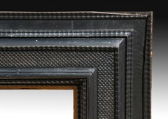 Dutch Style Frame, Ebonized Wood, 19th Century