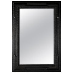 Dutch Style Mirror with Ebonized Frame