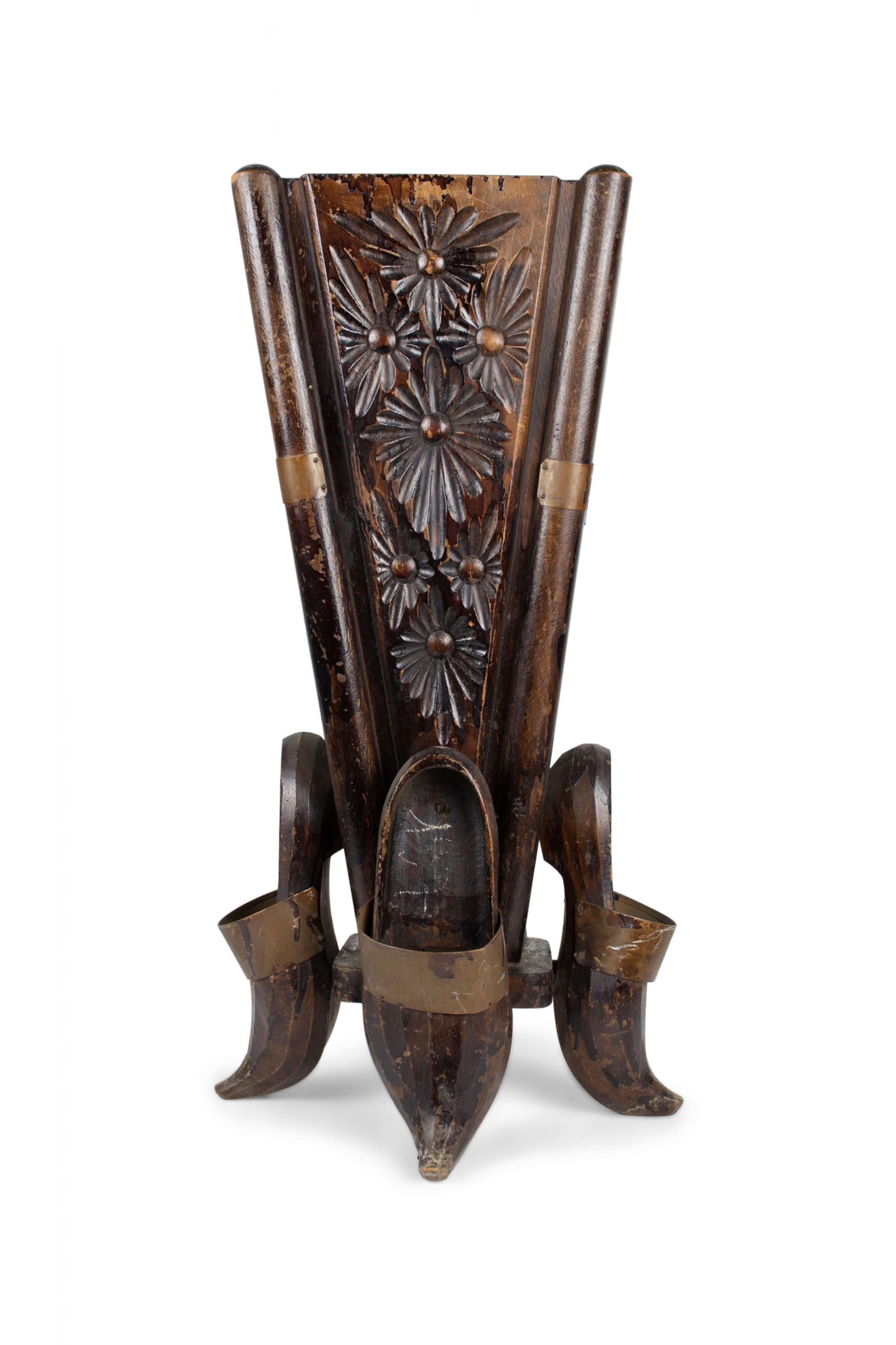 Dutch Style Wooden Umbrella Stand For Sale 1