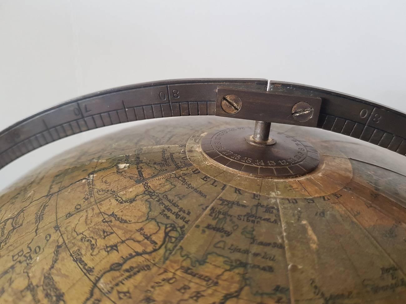Dutch Table Globe by Dr. R. Neuse, circa 1928-1930 1