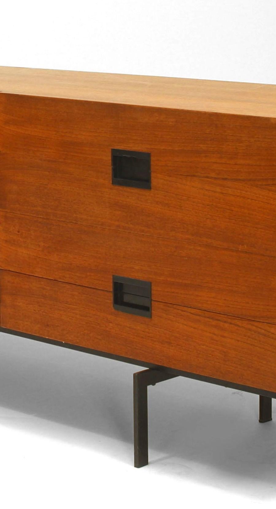 Mid-Century Modern Cees Braakman Dutch Post-War Teak Sideboard For Sale