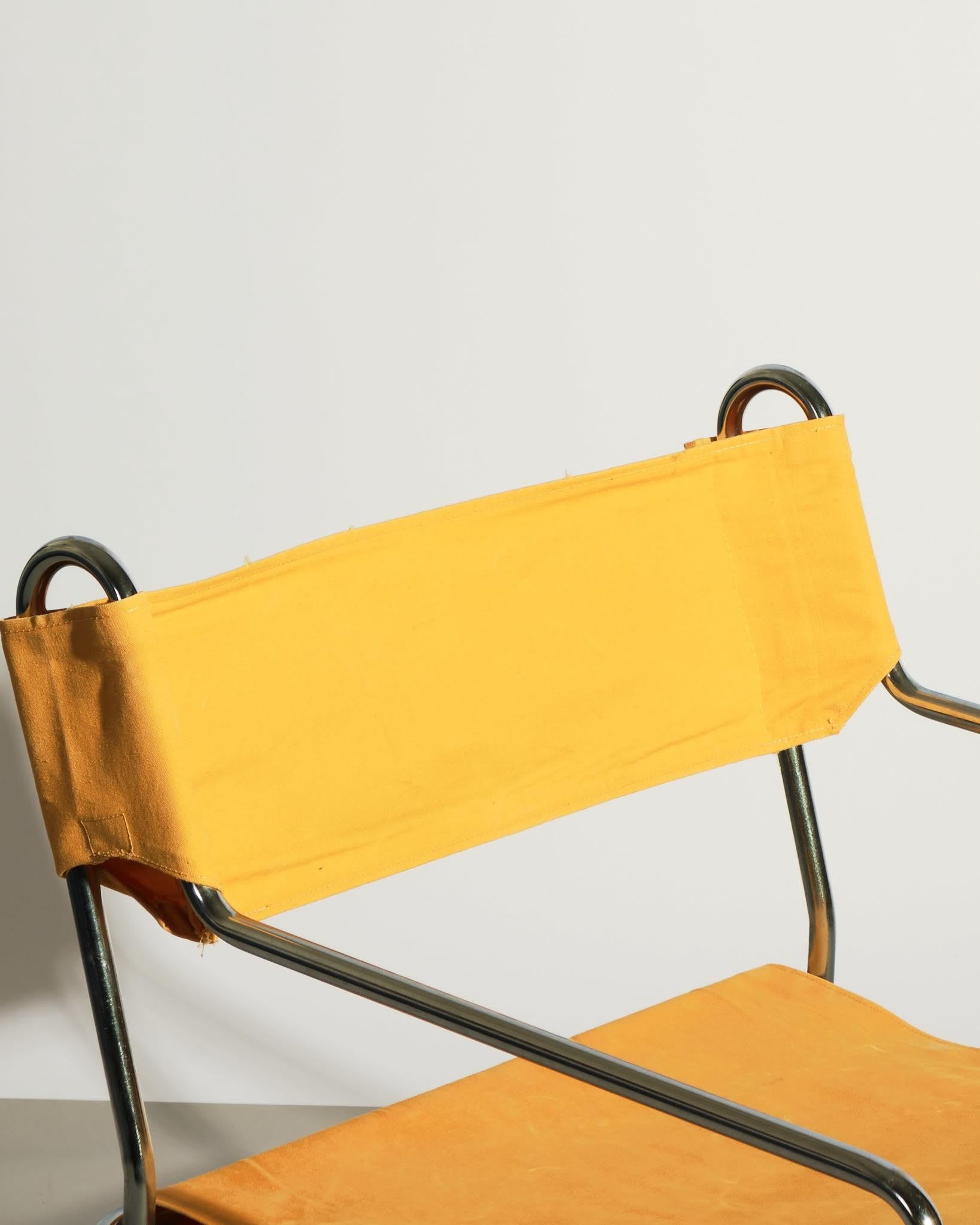Dutch, Tubular Easy Chair In Excellent Condition For Sale In London, GB