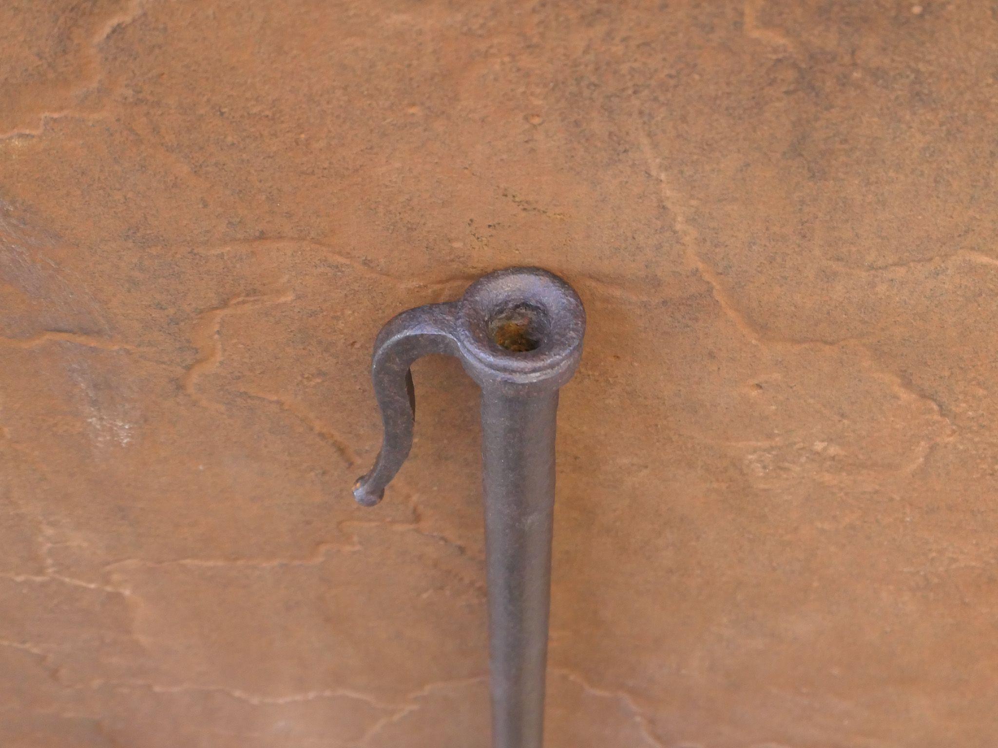 Forged Dutch Victorian Blow Poker, 19th Century For Sale