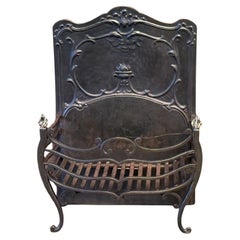 Dutch Victorian Fire Grate, Fireplace Grate, 19th Century