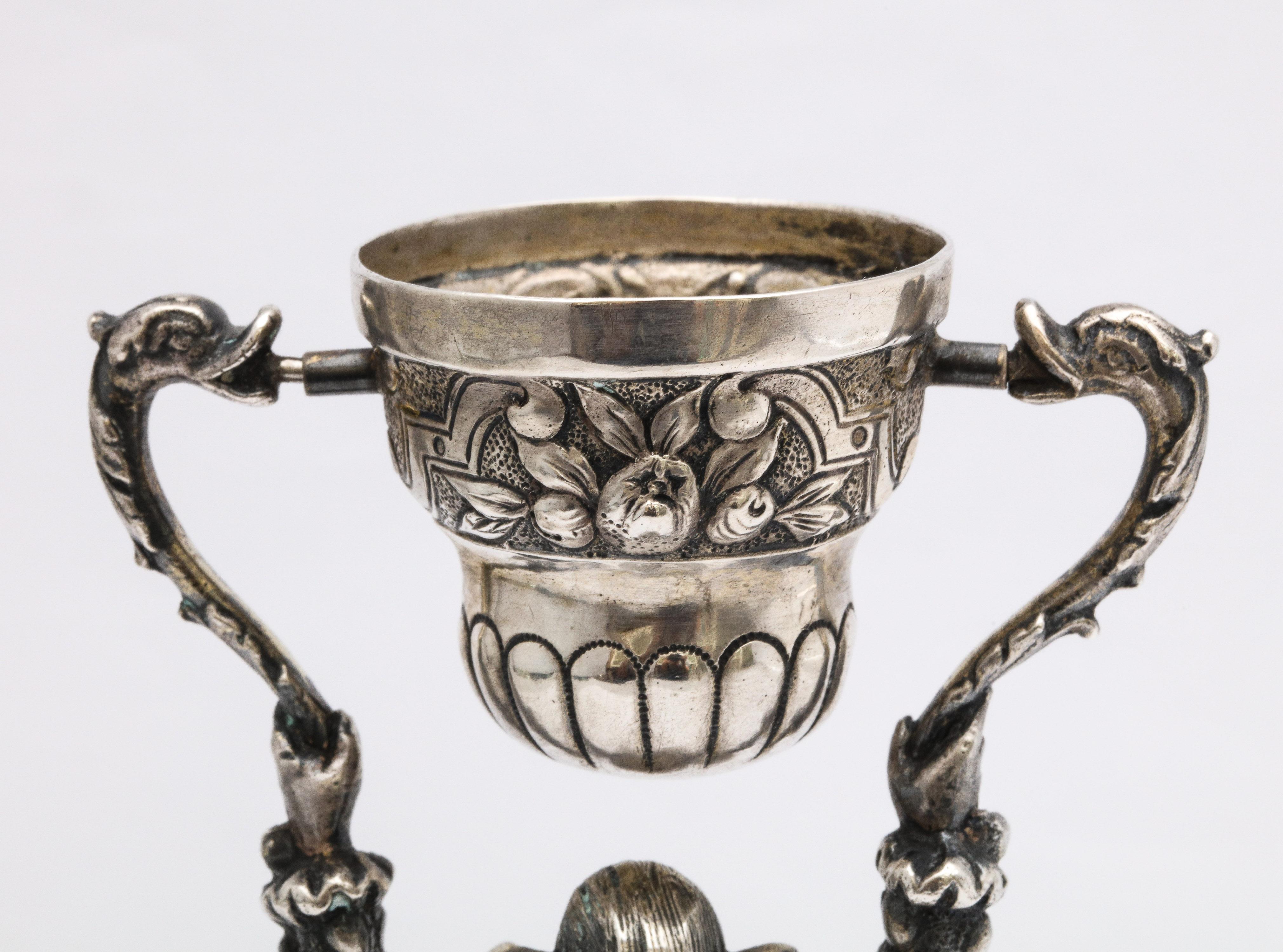 Dutch Victorian Period Continental Silver '.800' Wager/Marriage Cup 5