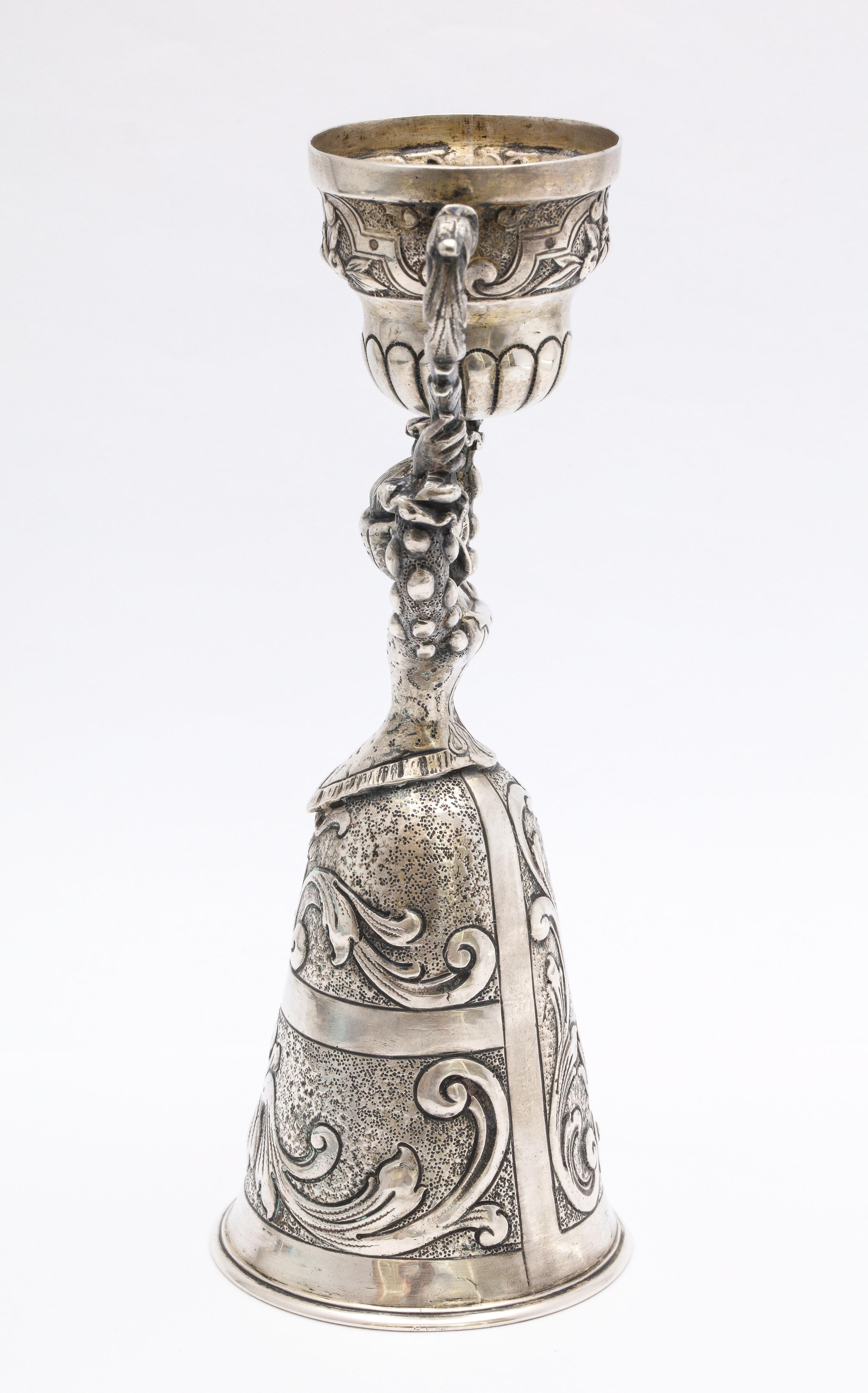Dutch Victorian Period Continental Silver '.800' Wager/Marriage Cup 1
