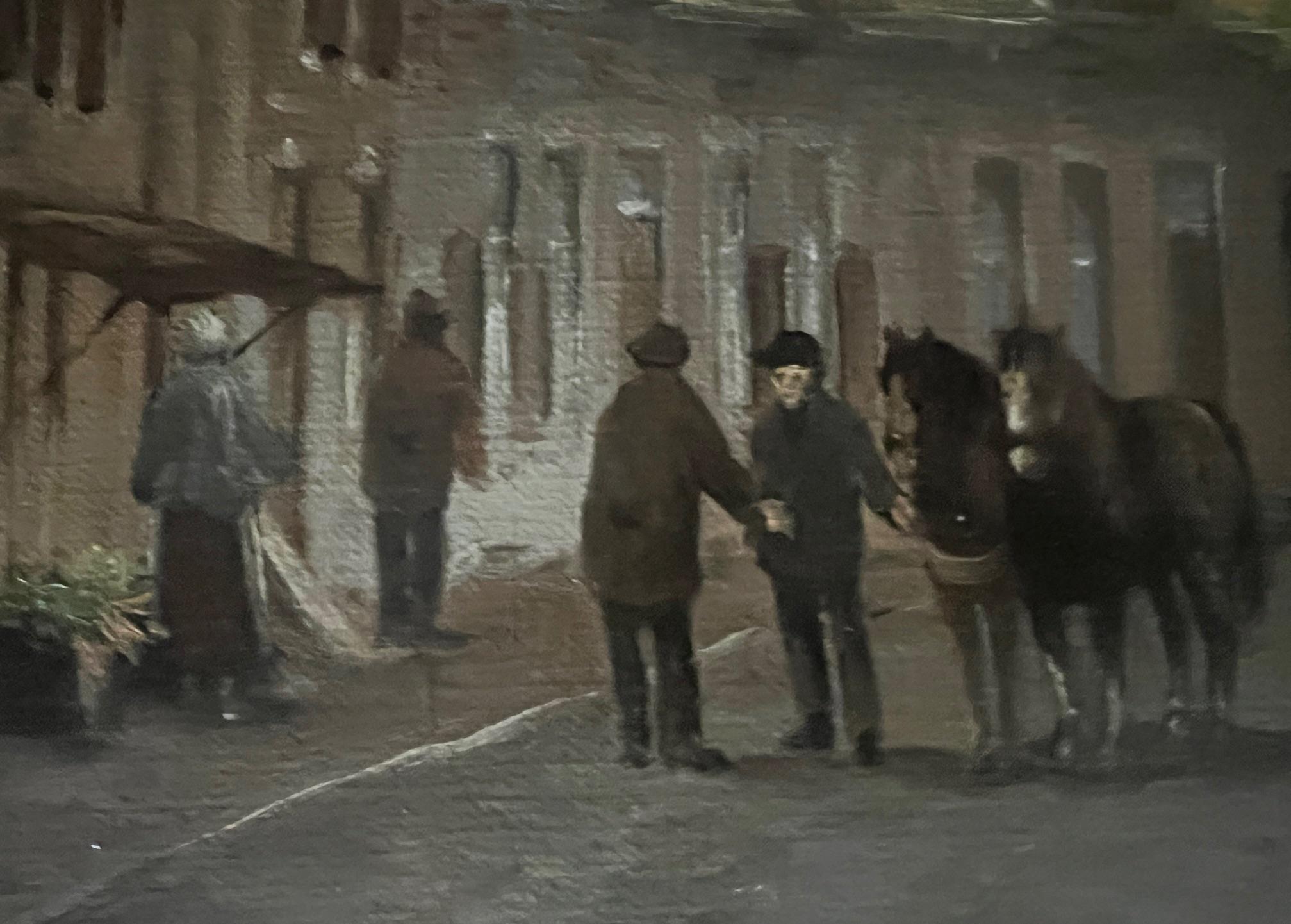 Dutch Village Street Scene by Jan van Rijsewijk For Sale 6