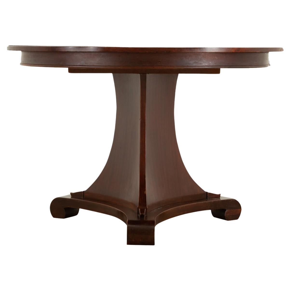 Dutch Vintage Mahogany Extending Dining Table For Sale
