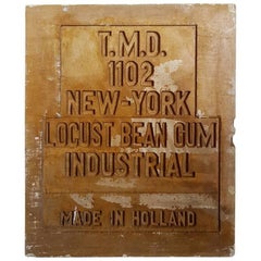 Dutch Vintage Plaster Mold New York-Holland, Mid-20th Century