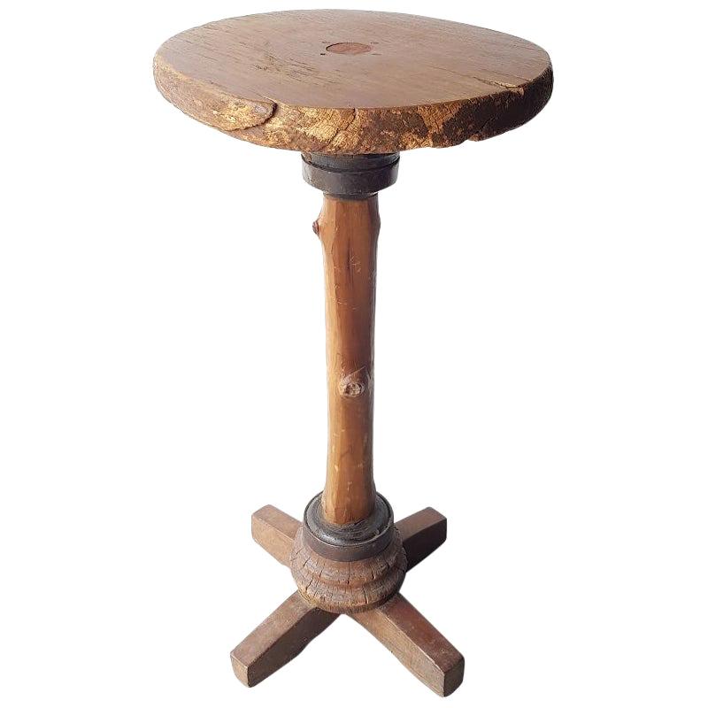 Dutch Vintage Selfmade Pub Table from the 20th Century For Sale