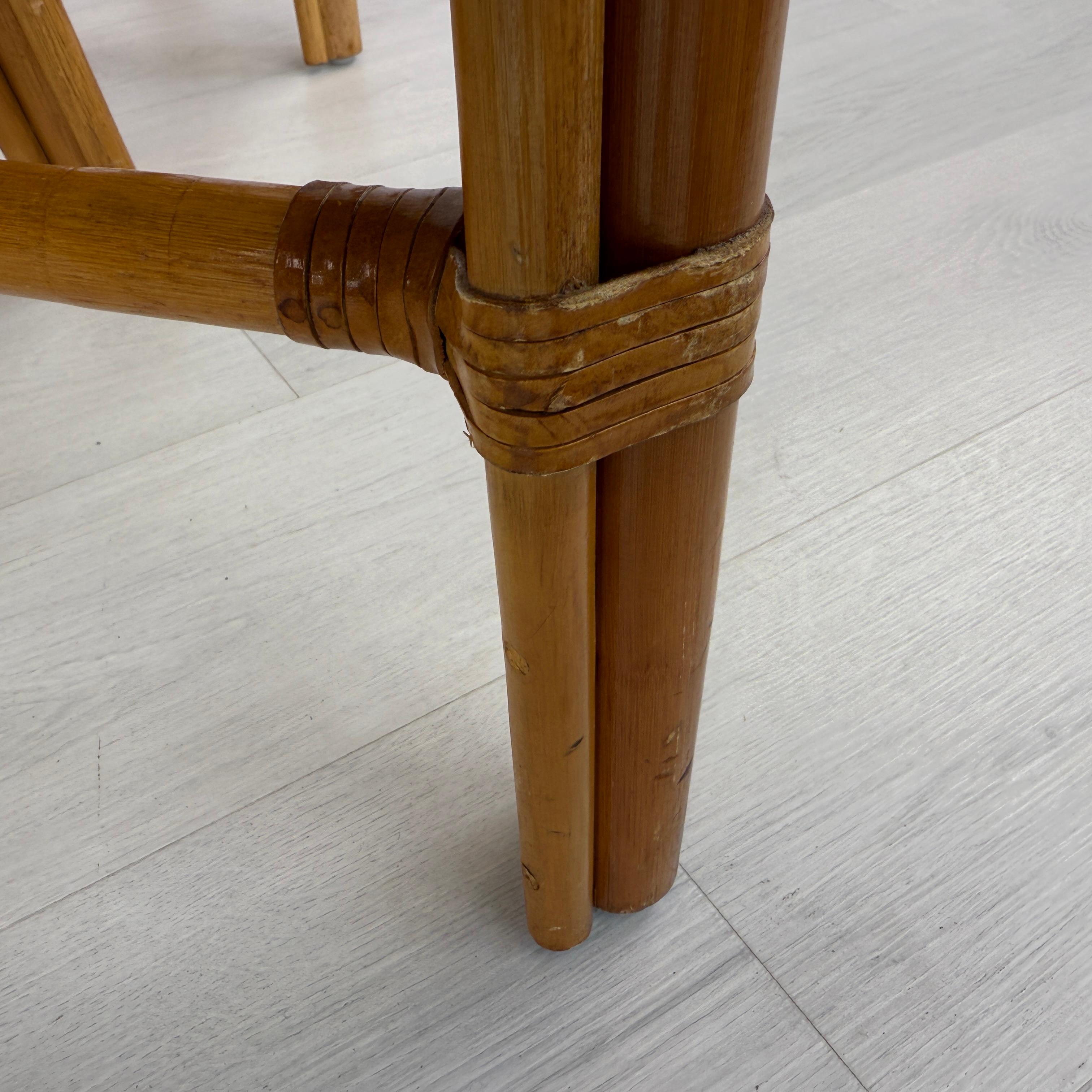Chaises de salle à manger en osier Vintage By - Lot de 4 en vente 2