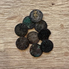 Dutch VOC Silver Shipwreck Treasure Coins From The Akerendam Shipwreck 1724